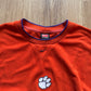 Vintage Nike University Of Clemson Tigers Center Swoosh Fleece Sweatershirt
