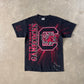 Vintage 90s University Of South Carolina Gamecocks Shadow All Over Print Tee