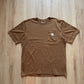 Carhartt Brown Pocket Logo Loose Fit Tee