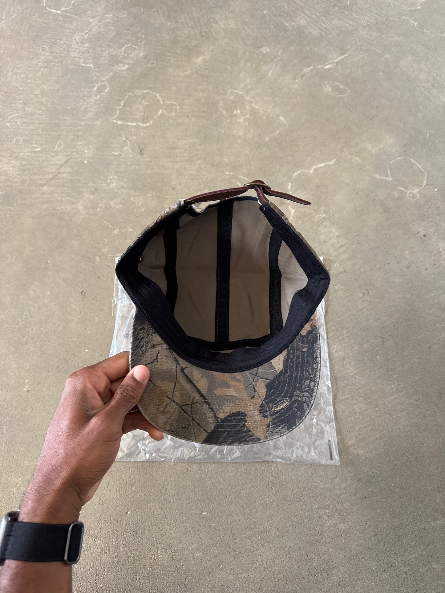 Supreme Washed Chino Real Tree Camo Twill Camp Cap Hat