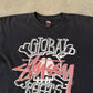 Vintage Stussy Global Roots Skull Tee