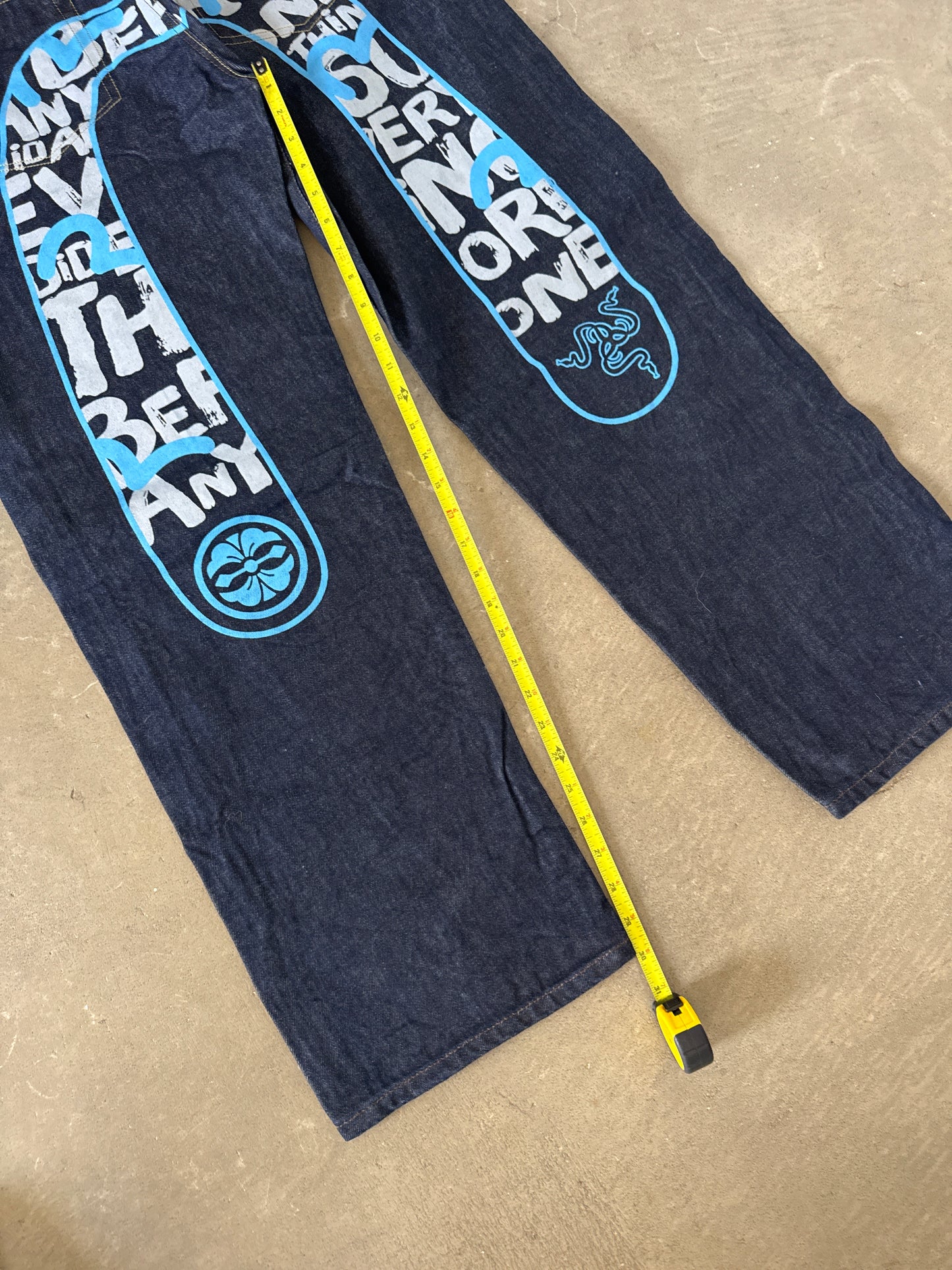 Evisu Blue Japanese Art Selvedge Denim Jeans