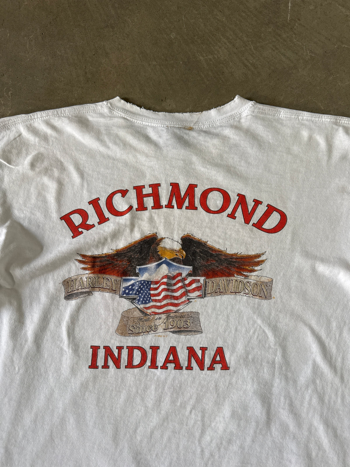 Vintage 1999 Harley Davidson The Sixtes Richmond Indiana Tee