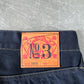 Evisu Embroidered Pink Bull Selvedge Japanese Denim Jeans
