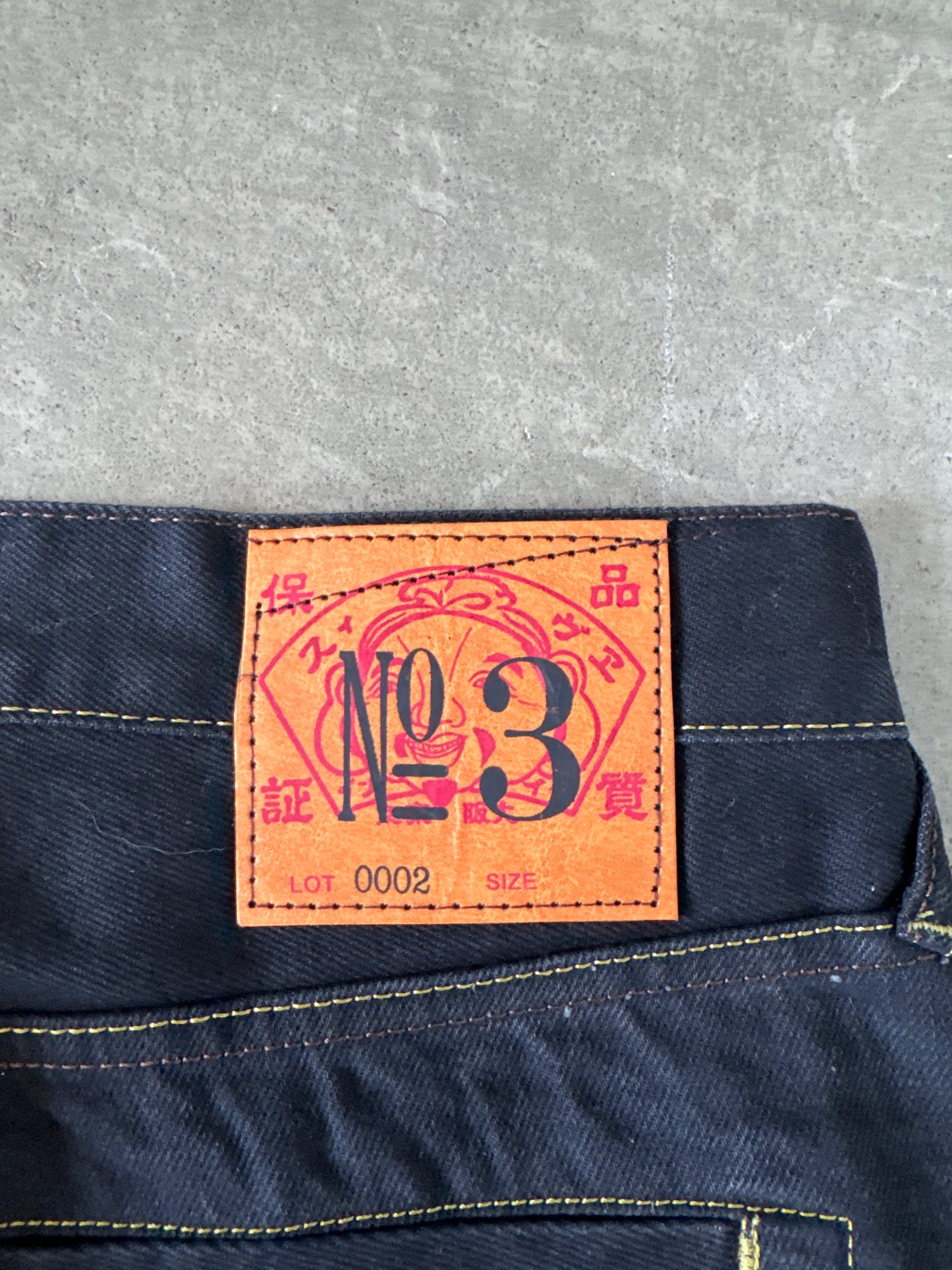 Evisu Embroidered Pink Bull Selvedge Japanese Denim Jeans
