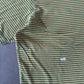 Supreme Multi Stripe Yellow Green Tee