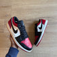 Jordan 1 Low Bred Toe