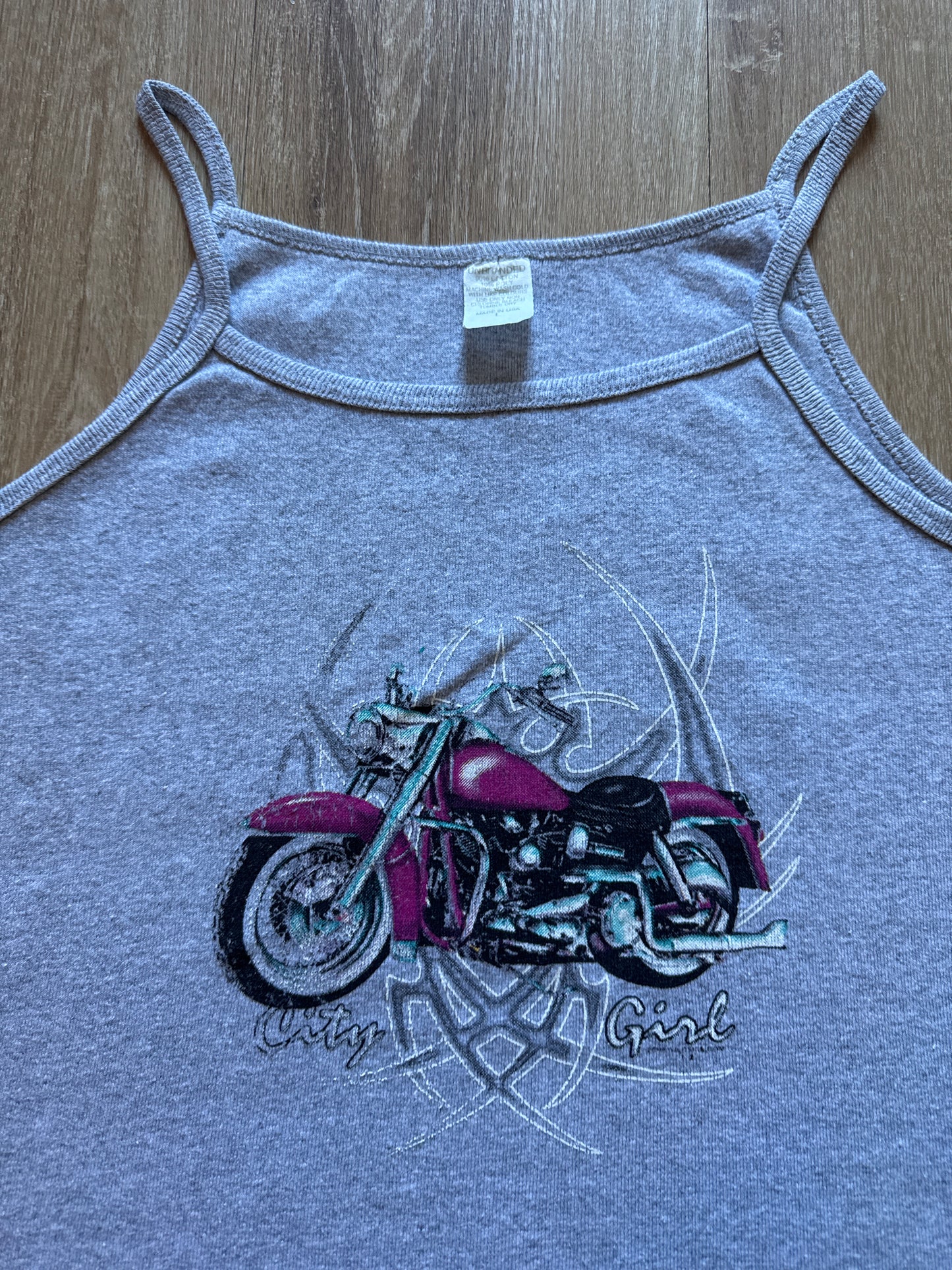 Y2K Women’s City Girl Motorcycle Tank Top
