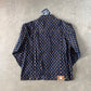 Vintage 90s Veezo Wear Monogram Designer Denim Jean Jacket