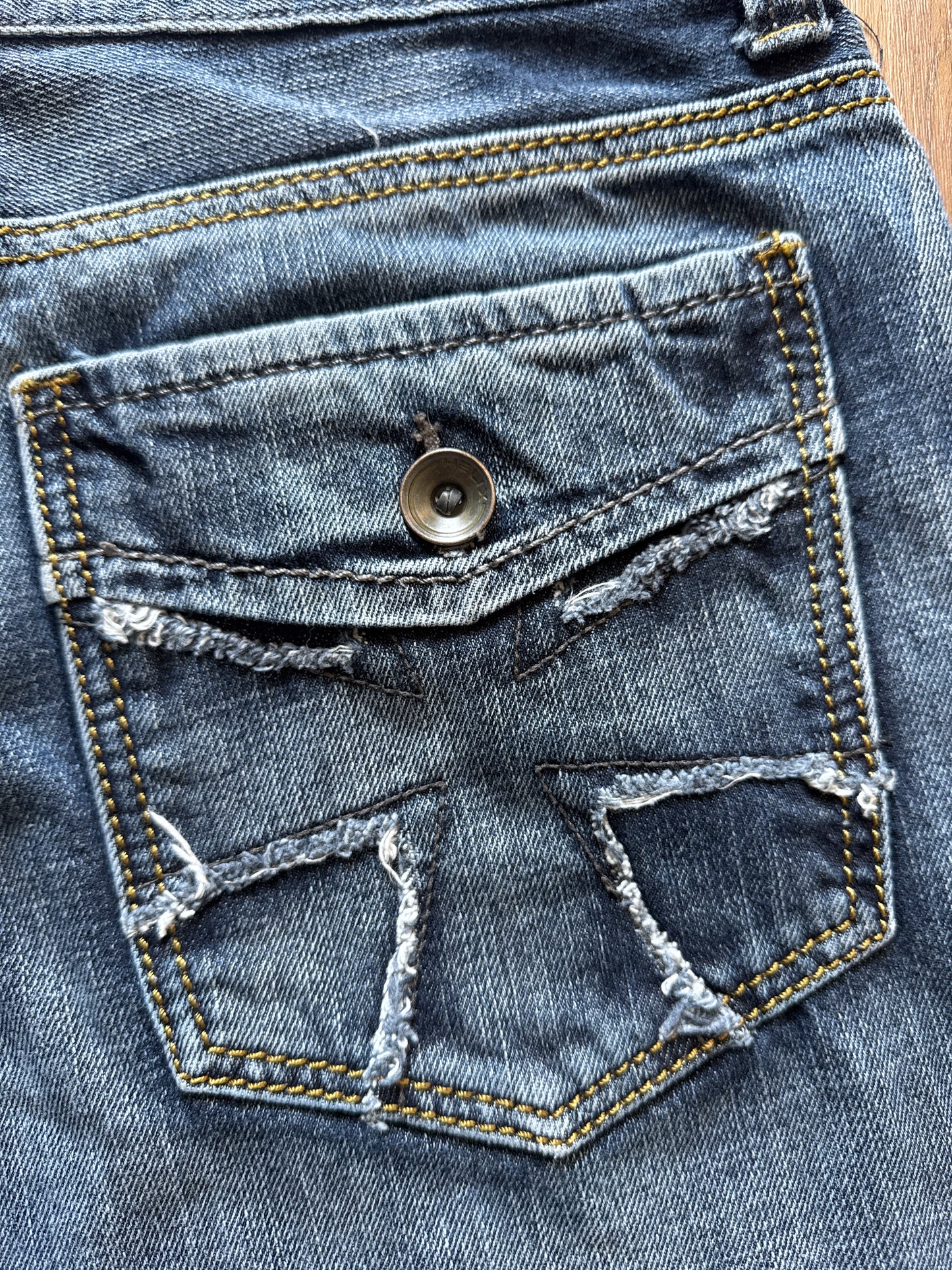Y2K Helix Bootcut Dark Denim Jeans