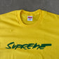 Supreme Futura Logo Yellow Tee (FW20)