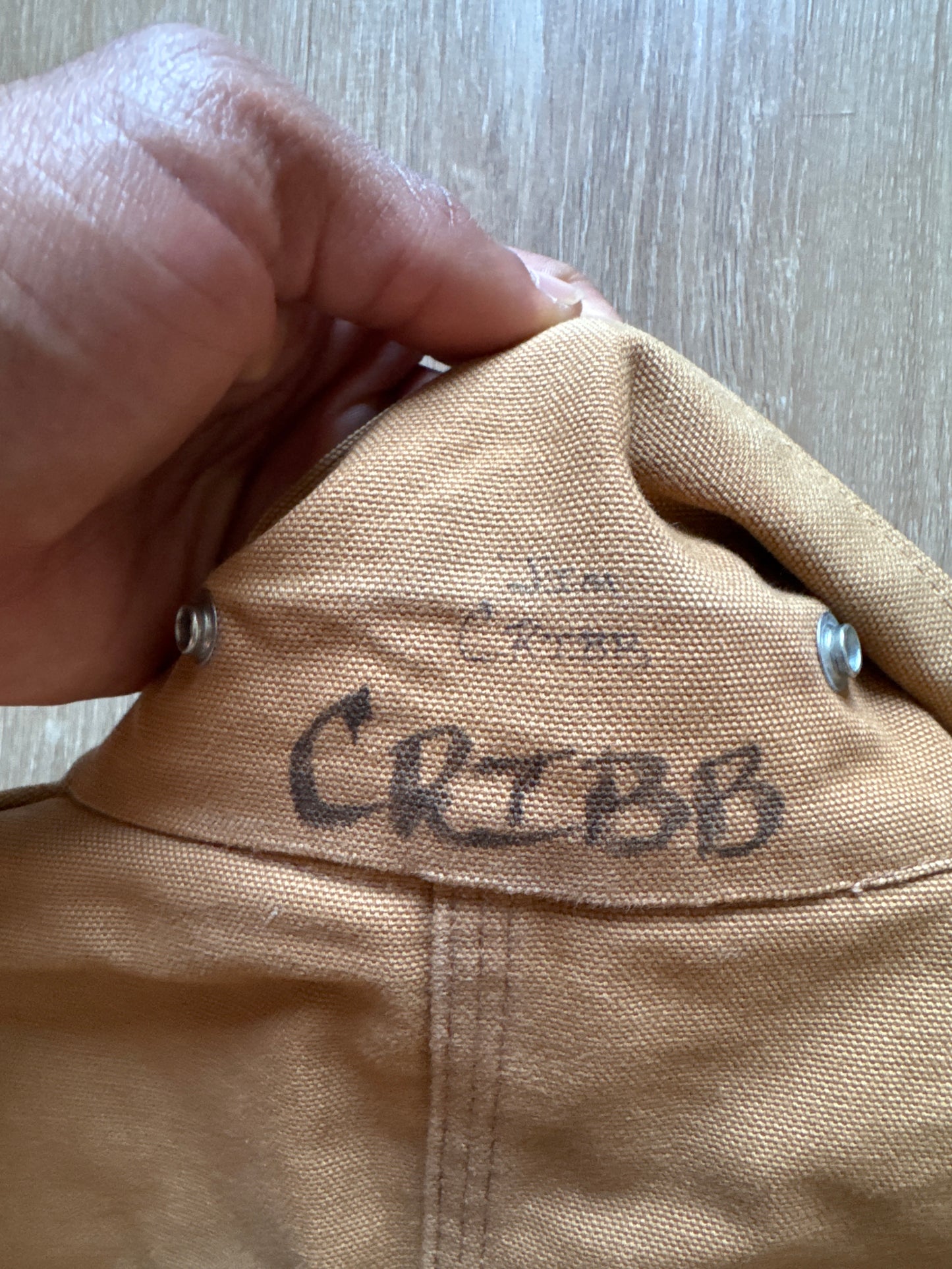 Vintage Carhartt Tan Barn Work Wear Chore Loose Fit Jacket