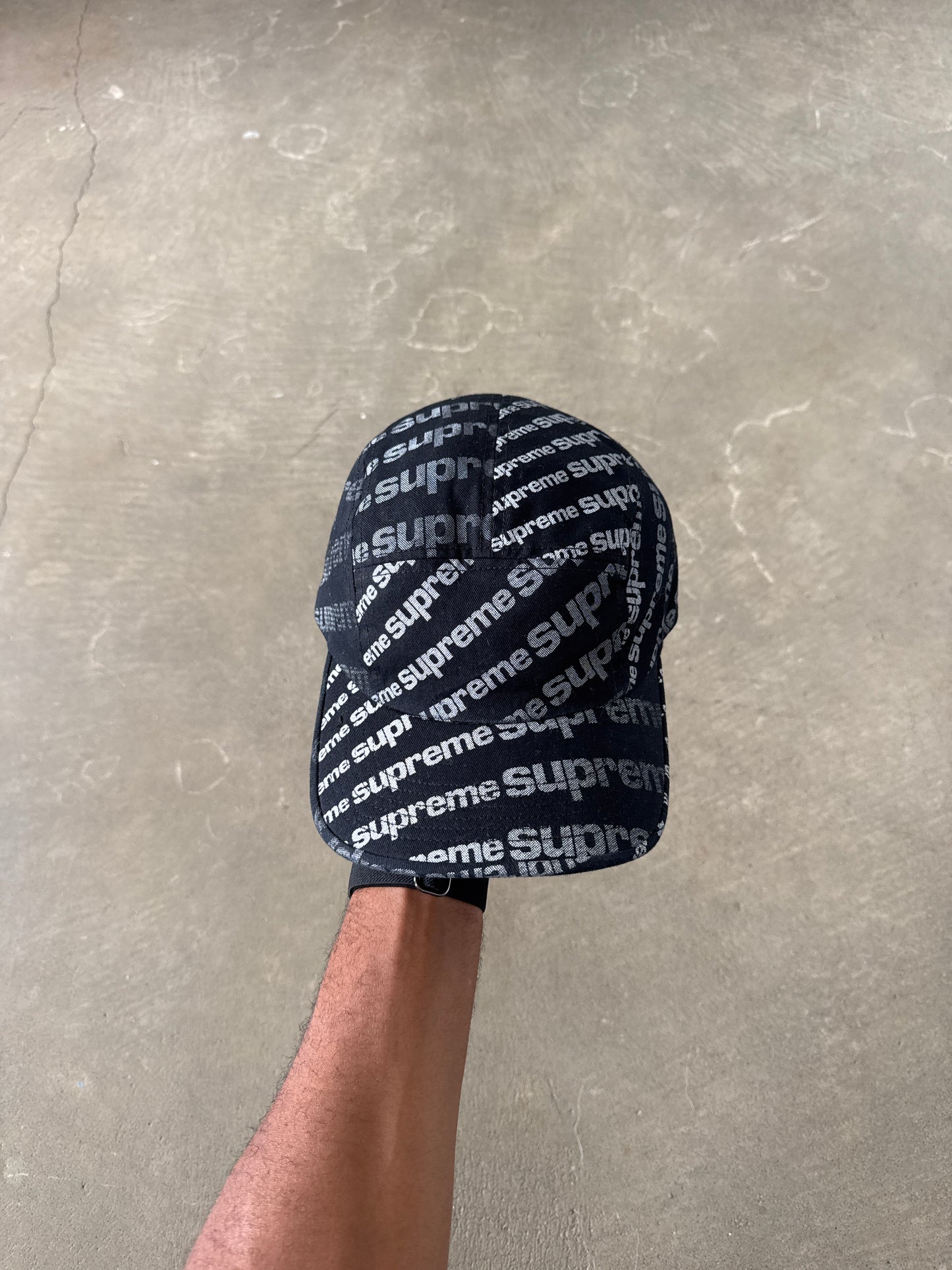Supreme Radial Camp Cap Black (SS20)