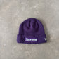 Supreme New Era Box Logo Dark Purple Beanie (FW23)