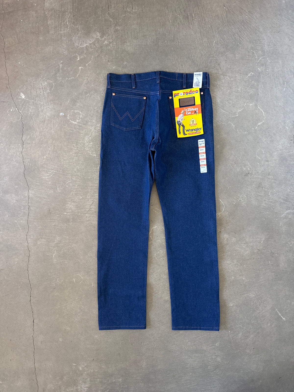 Wrangler Cowboy Cut Original Fit Dark Washed Denim Jeans