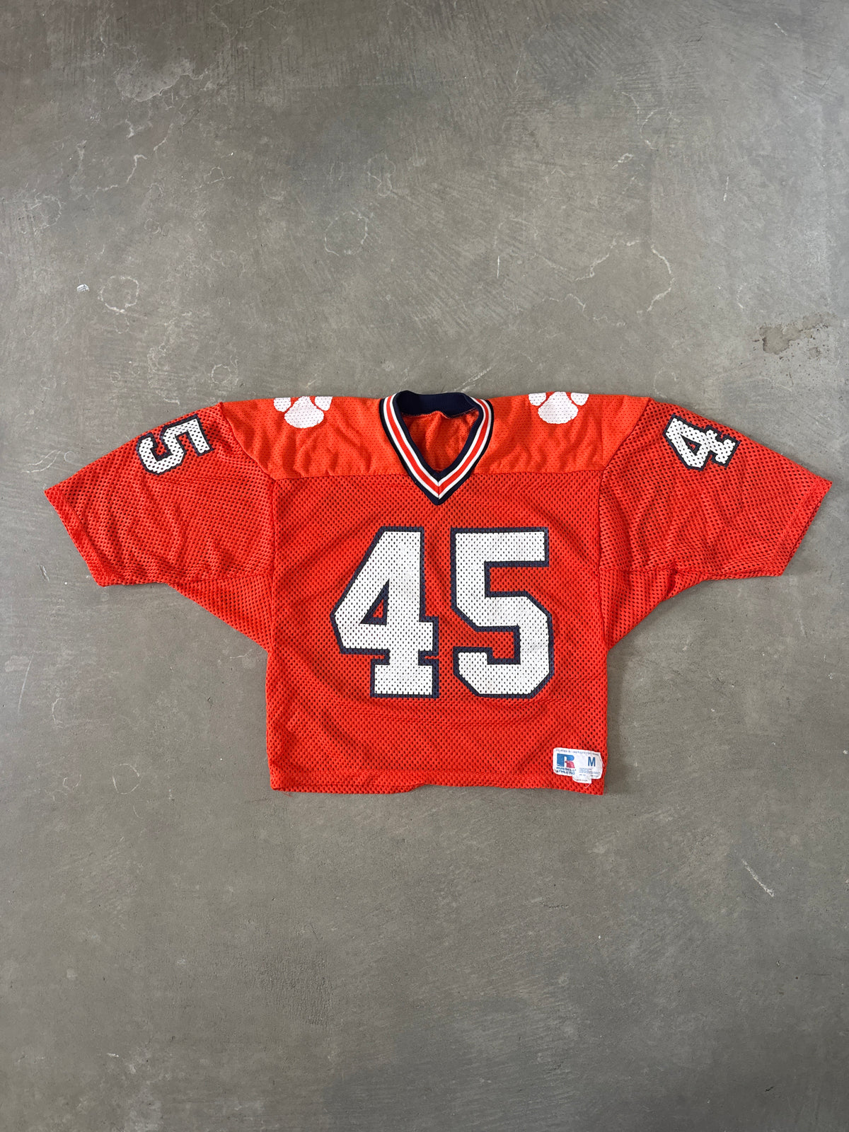 Vintage 90s Russell Athletic Clemson University Tigers Football Jersey