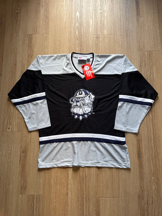 Vintage 90s City Boy Collegiate Sportswear Georgetown University Hoyas Jack Of The Bulldog Hockey Jersey