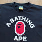 A Bathing Ape Bape Brush College Tee