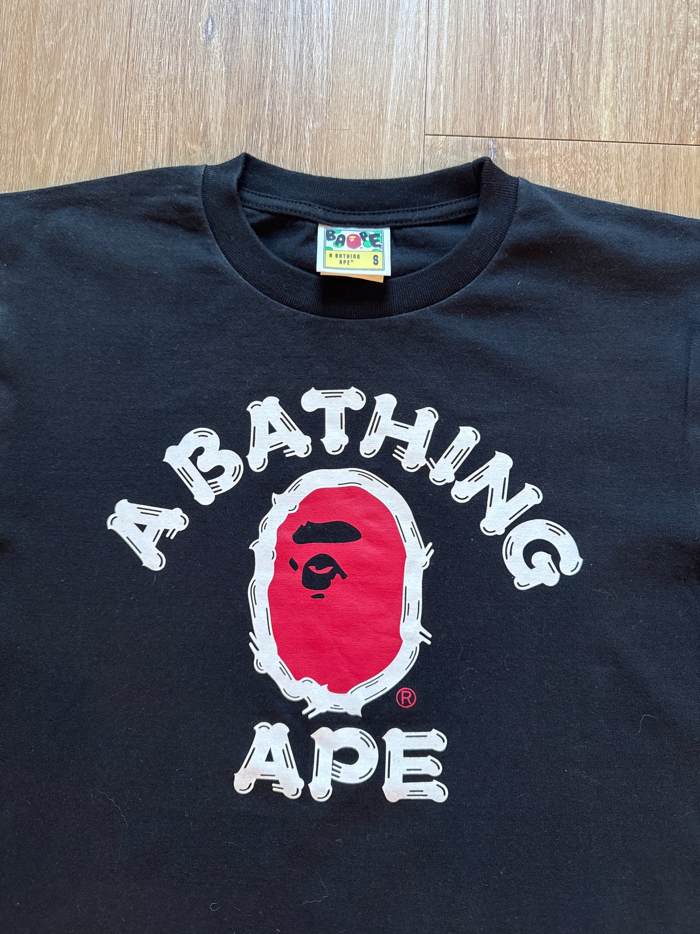 A Bathing Ape Bape Brush College Tee