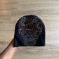 Vintage Y2K Tiger Bedazzled Skully Beanie Hat