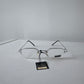 Vintage 90s Sun Ban Half Rim Metal Cheetah Glasses