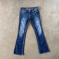 Y2K Rock Revival Women’s Drew Boot Cut Denim Jeans