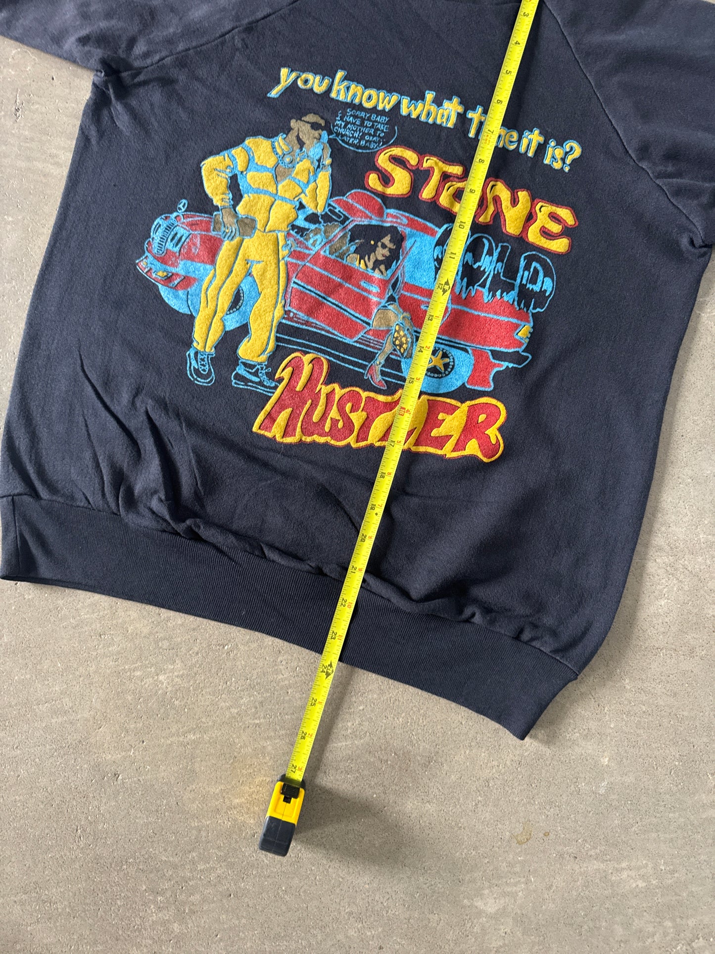 Vintage 80s Stone Cold Hustler Sweatshirt