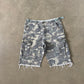 Vintage Distressed Camo Cargo Short