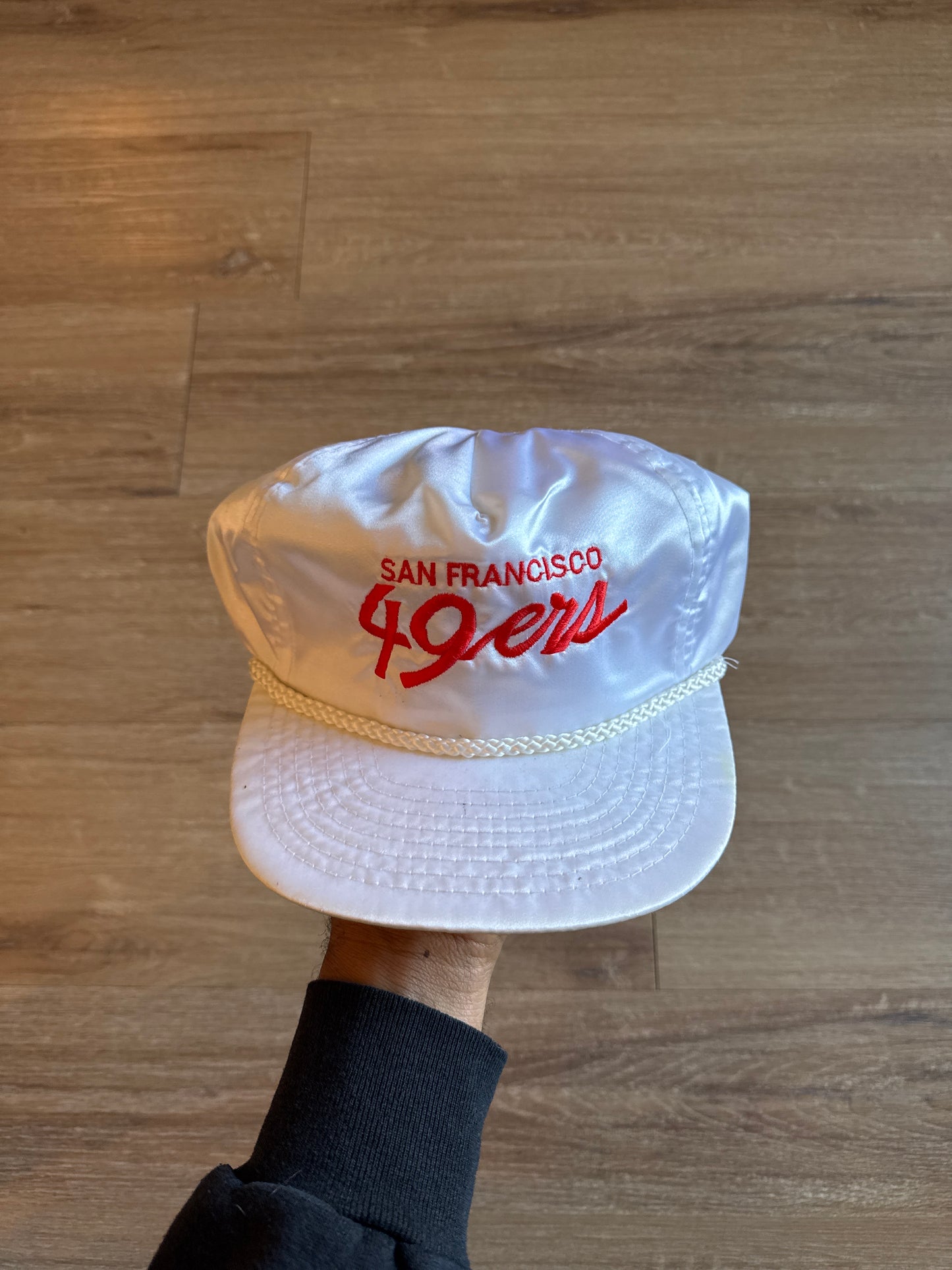 Vintage 90s San Francisco 49er Script Snap Back Hat