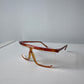 Vintage 90s Gozelle Hip Hip Style Cheetah Glasses