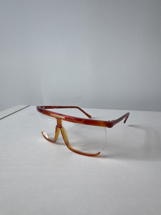 Vintage 90s Gozelle Hip Hip Style Cheetah Glasses