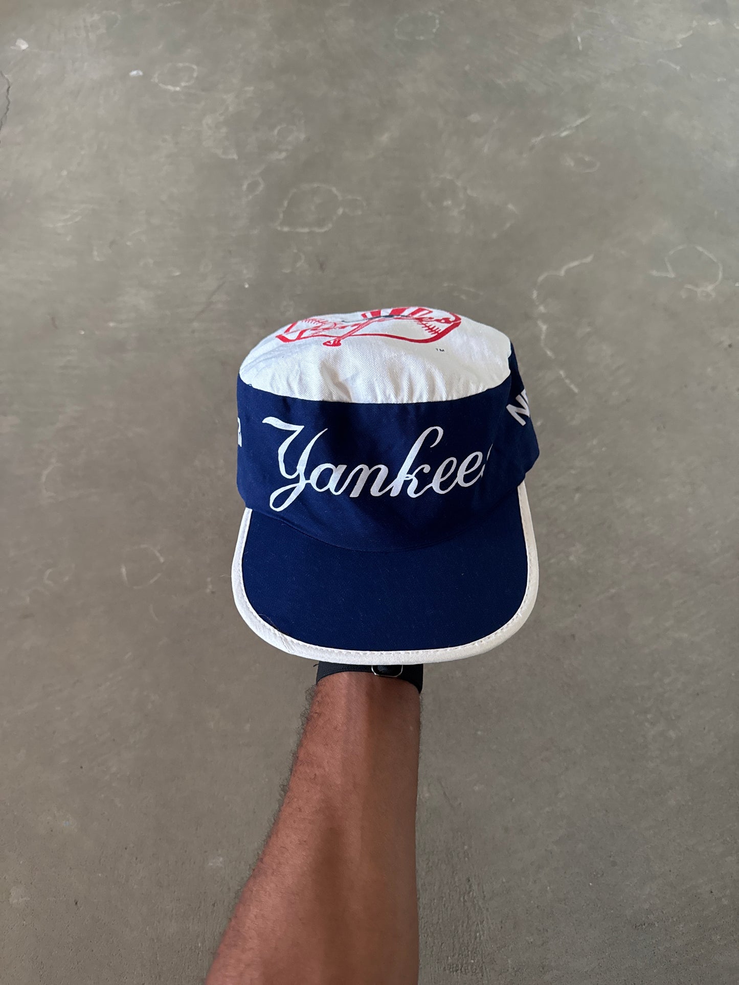 Vintage 80s Twins New York Yankees Painters Hat