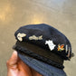 Vintage Wool Greek Fisherman Captain Sailor Souvenir Pins Hat