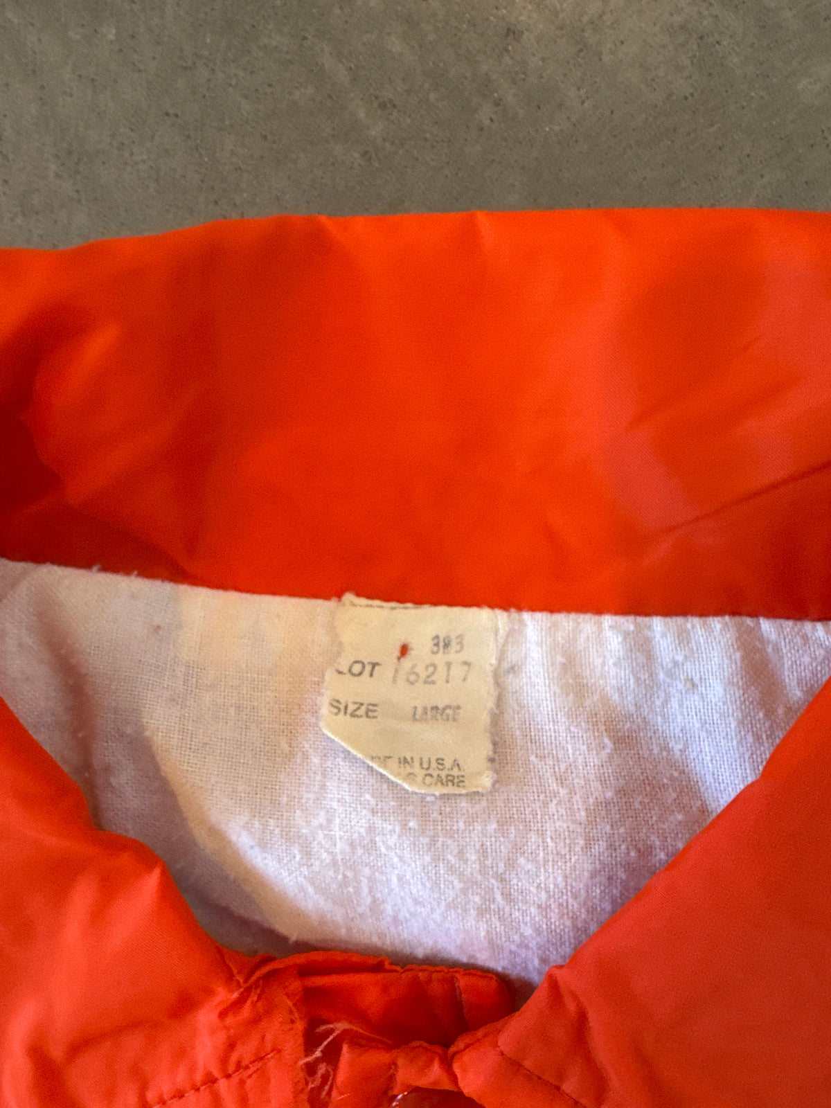 Vintage 80s Clemson University Tigers Windbreaker Jacket