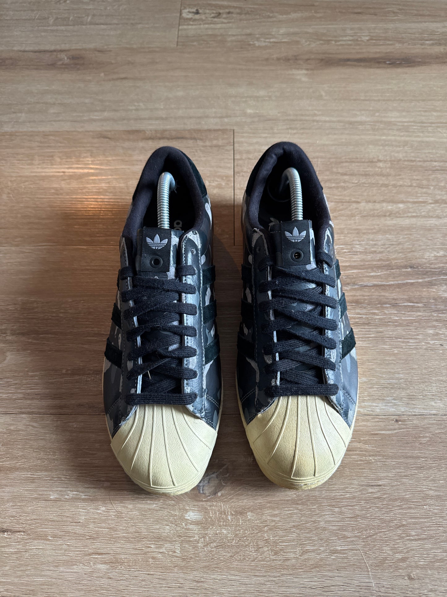 Adidas Superstar 80s Undefeated Bap A Bathing Ape Black Camo