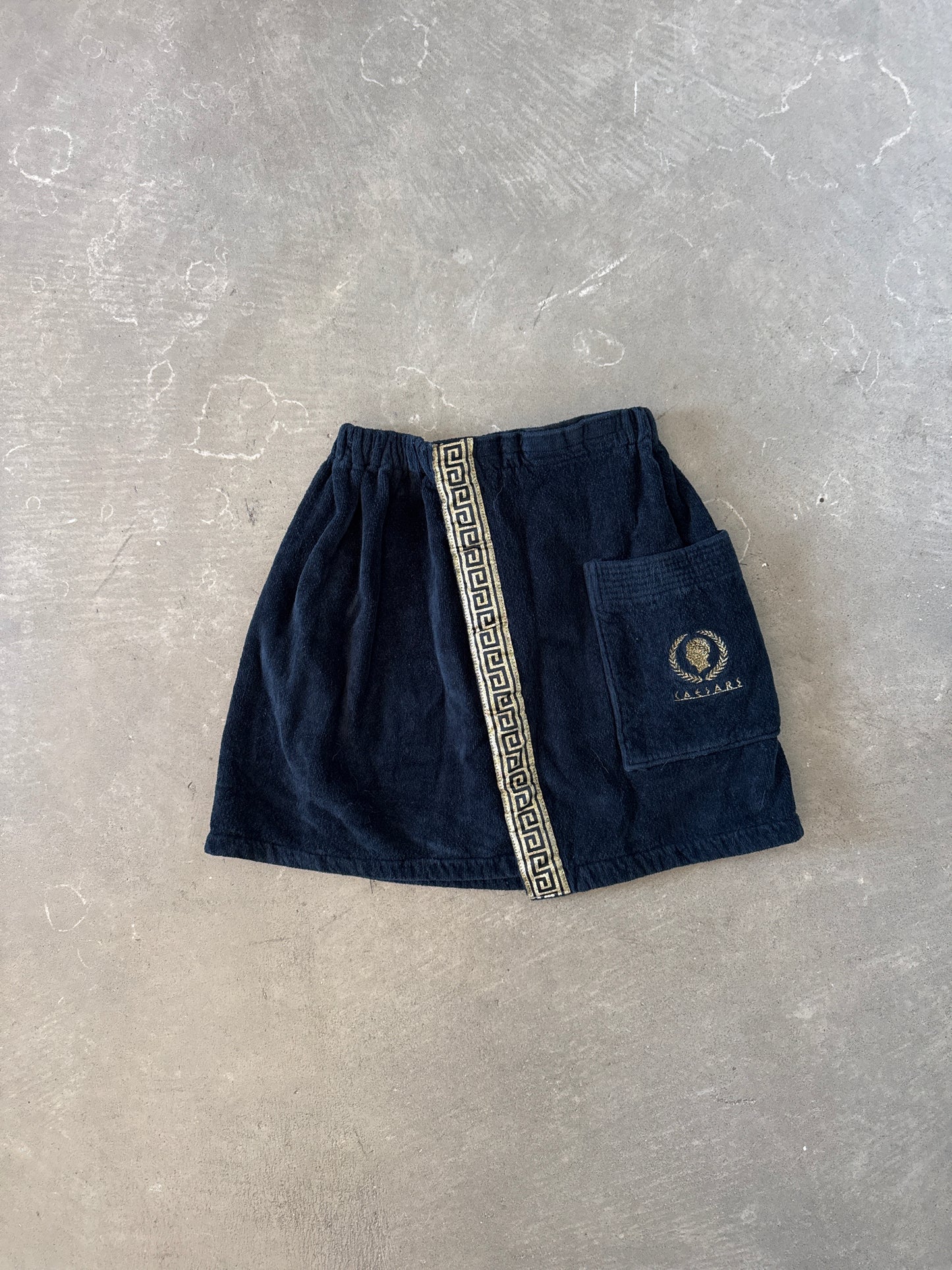 Vintage Caesars Palace Hotel Terry Robe Skirt