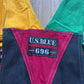 Vintage 90s U.S. Blue Official Jeans Funky Will Smith Fresh Prince Of Bel-Air Overall Pants