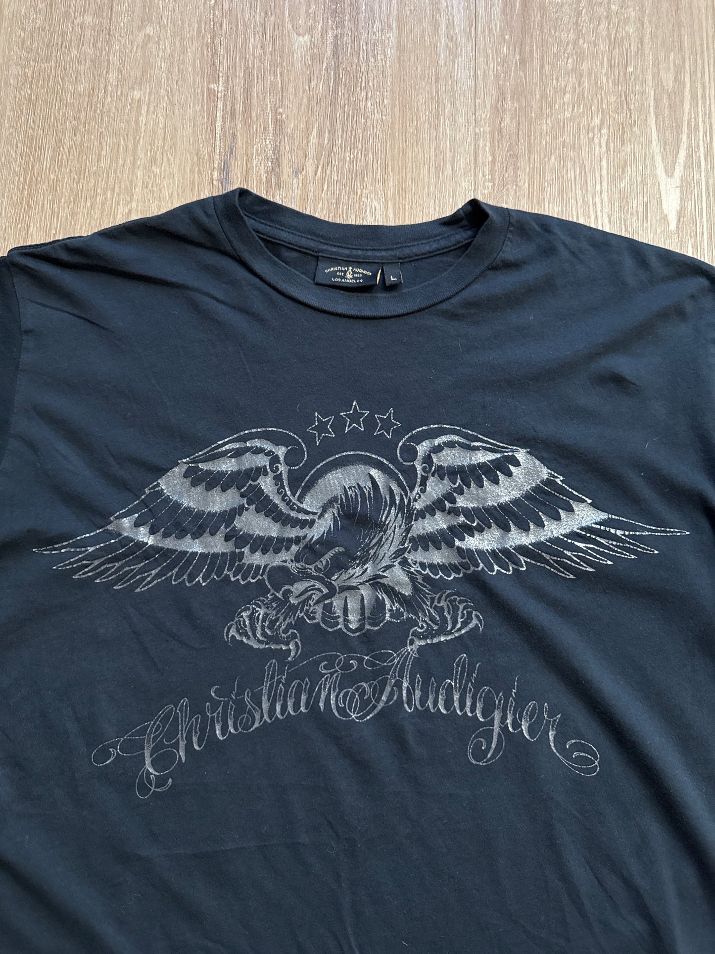 Y2K Christian Audigier Ed Hardy Los Angeles Eagles Tee