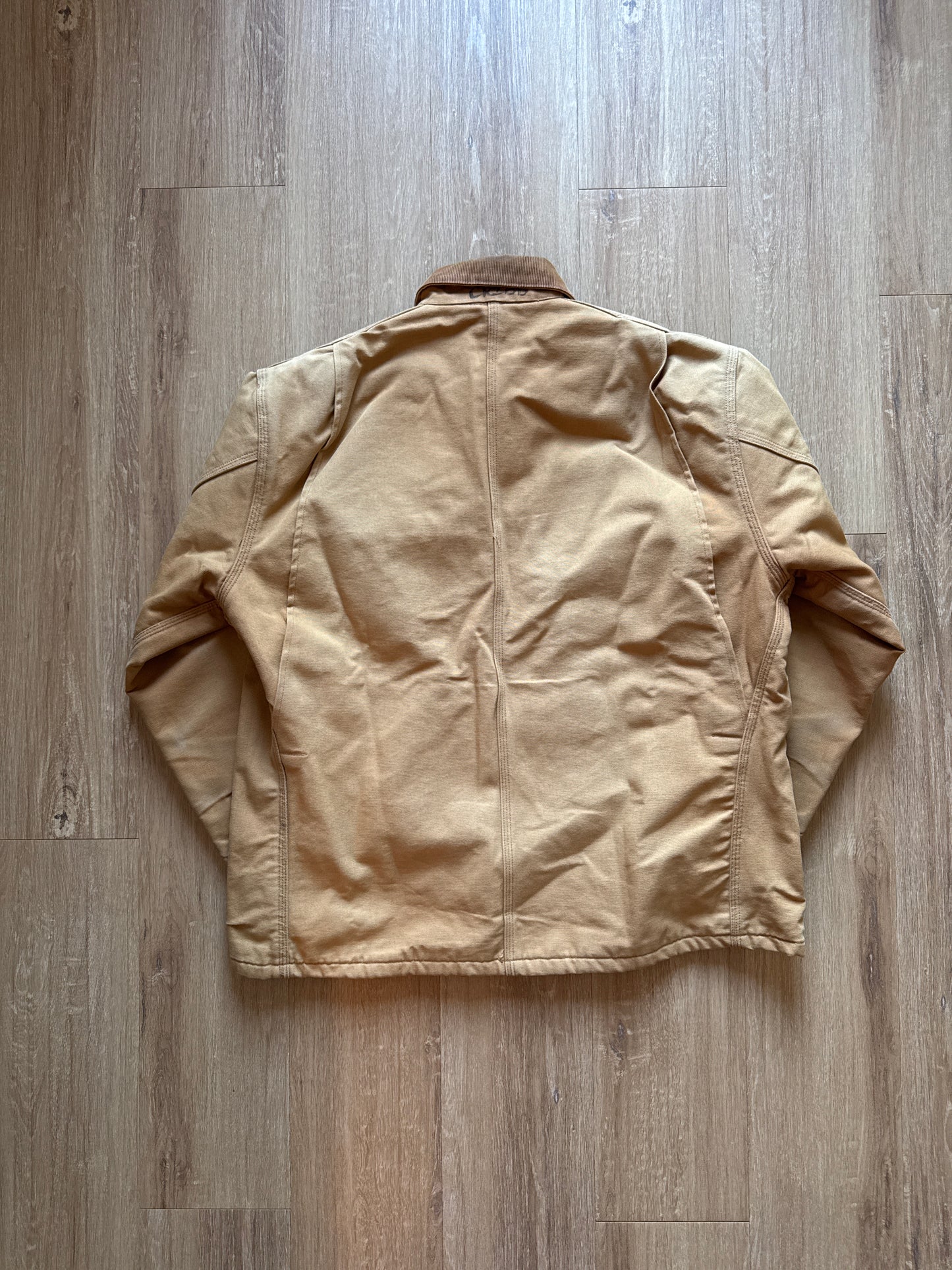 Vintage Carhartt Tan Barn Work Wear Chore Loose Fit Jacket