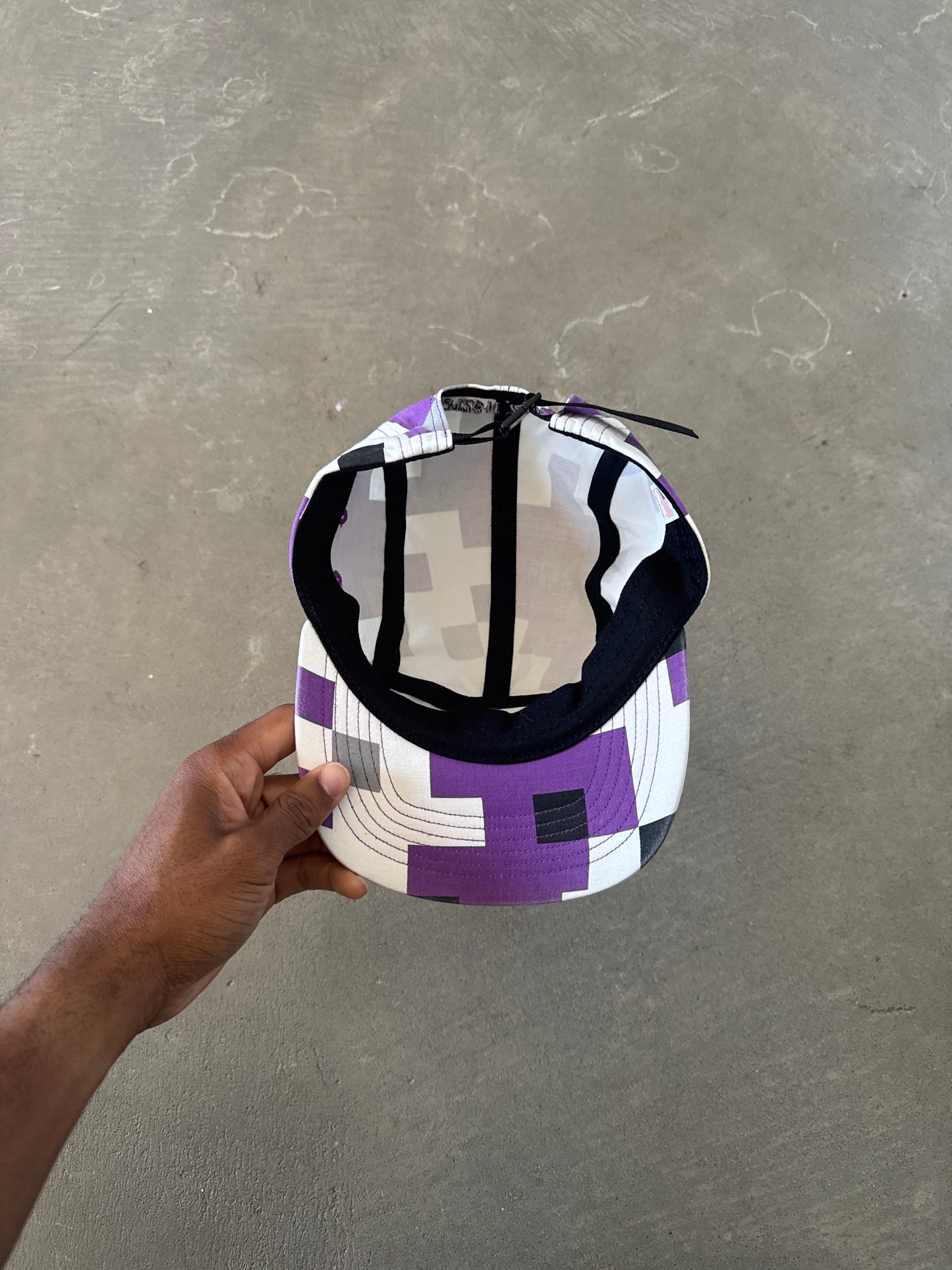Supreme Military Purple Digi Camo Camp Cap (FW20)