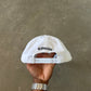 Supreme Metallic Logo Corduroy 5-Panel White Snapback Hat