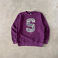 Y2K Stussy Camo S Logo Embroidered Sweatshirt
