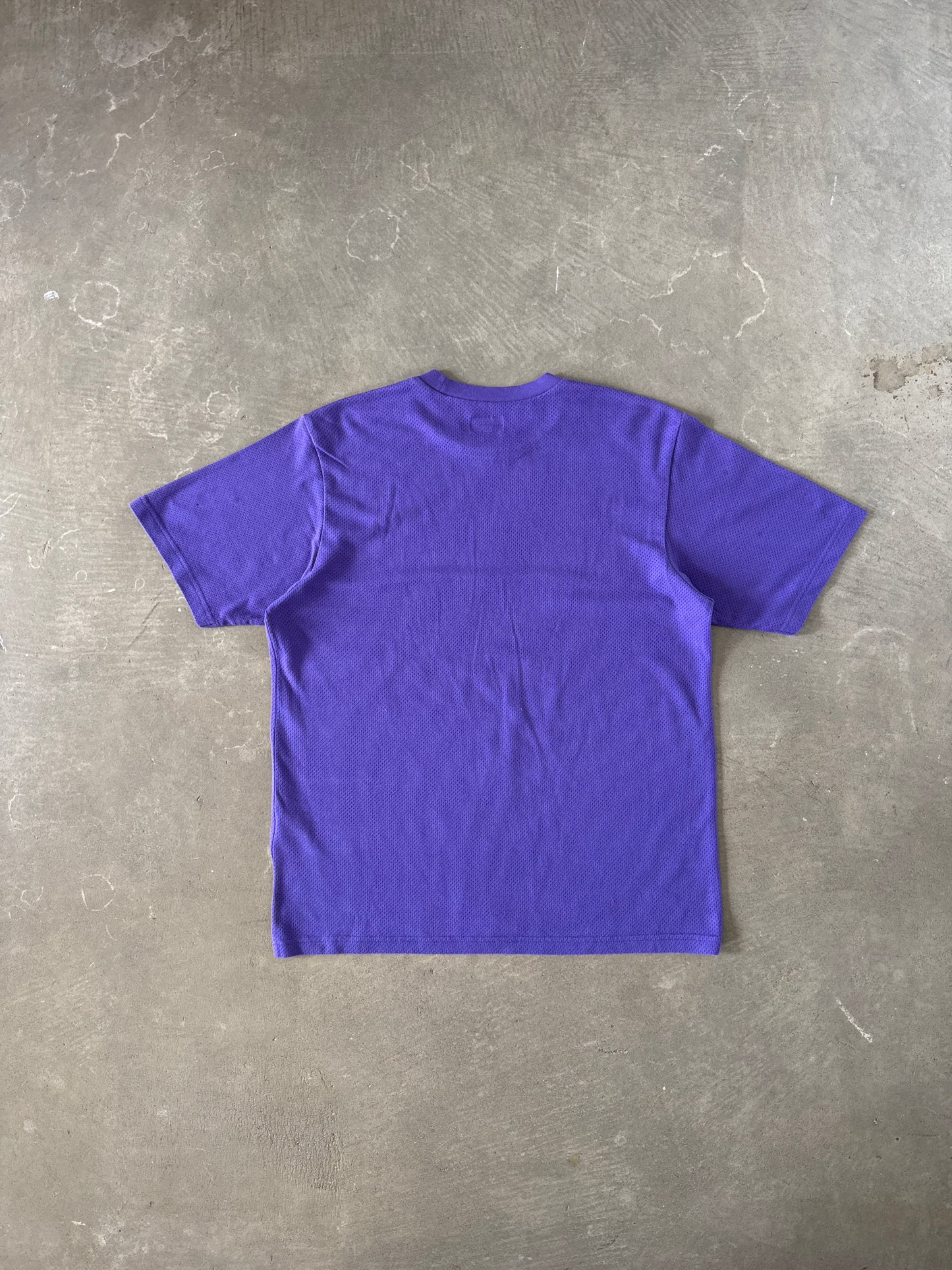 Supreme Cotton Mesh Gradient Logo S/S Purple Tee