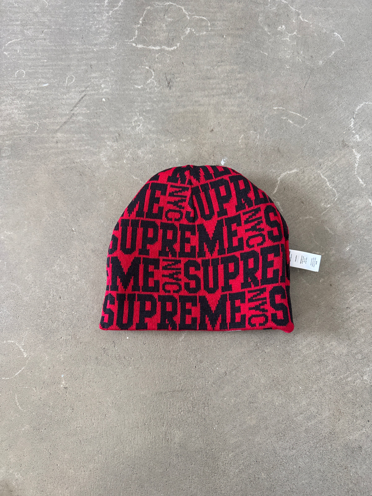 Supreme Reversible Red Camo Beanie (FW26)
