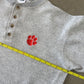Vintage Pro Edge Clemson University Tigers Quarter Button Up Sweatshirt