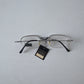 Vintage 90s Sun Ban Half Rim Metal Cheetah Glasses