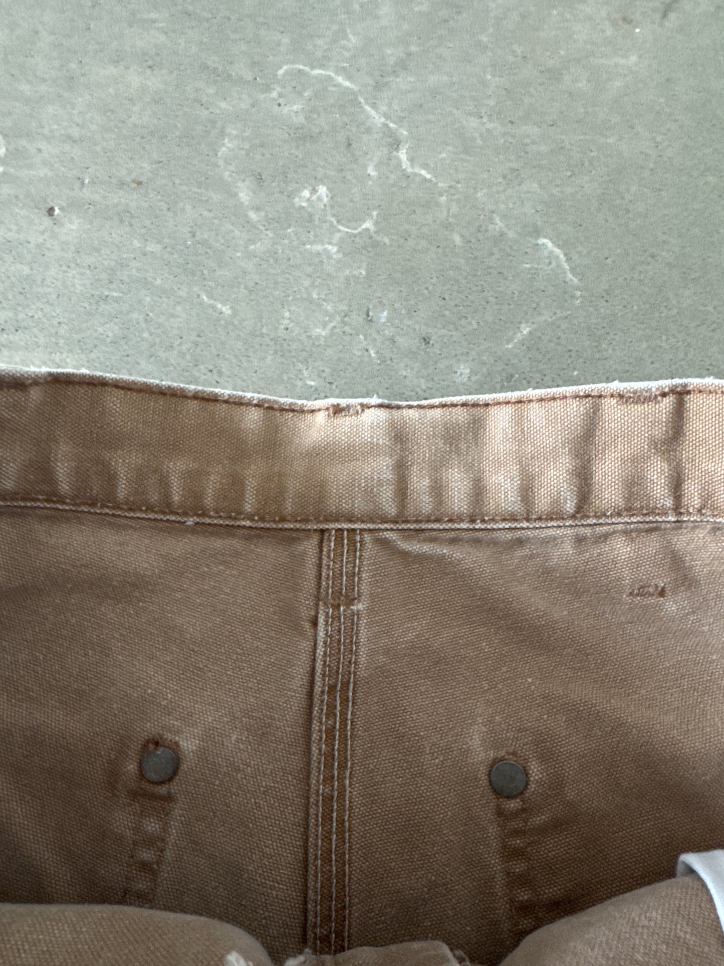 Vintage Carhartt Light Tan Sunfaded Double Knee Shorts