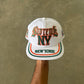 Supreme New York 6-Panel White Snapback Hat