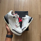 Jordan Retro 3 White Cement Reimagined