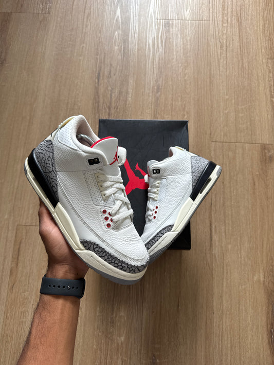 Jordan Retro 3 White Cement Reimagined